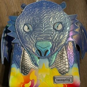 Loungefly Blue Dragon backpack, NWT